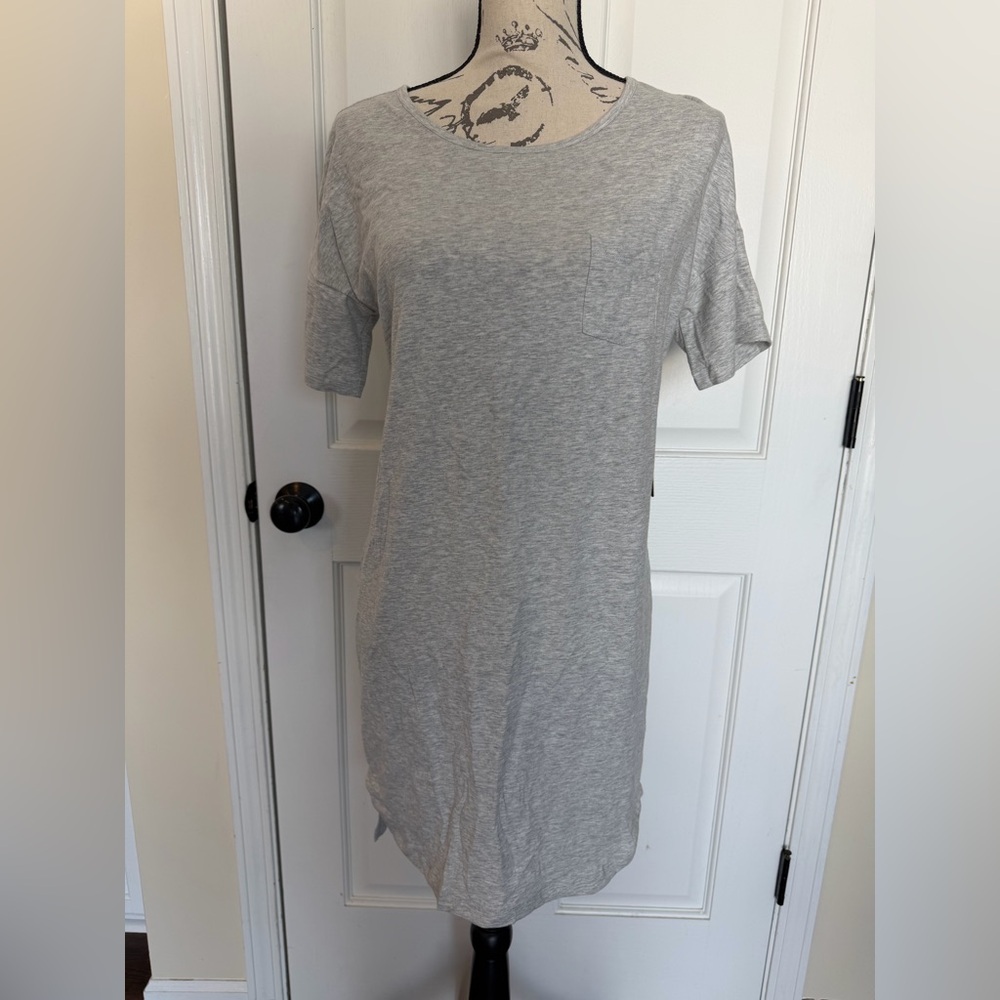 Express Heather Gray Tee Dress